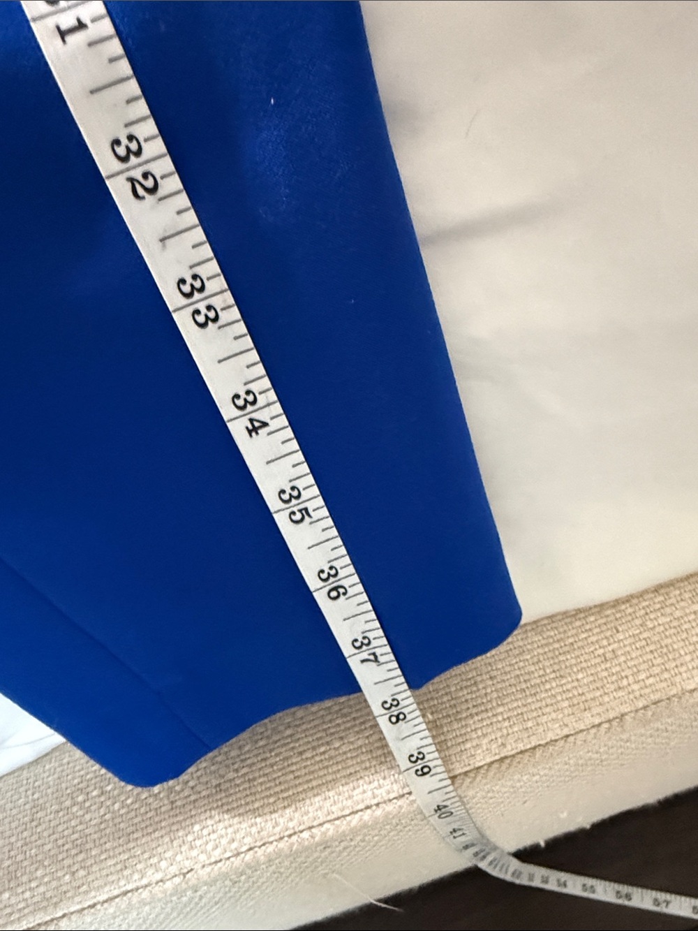 Zara Cobalt Blue Cropped Tailored Ankle Trousers - Picture 7 of 7